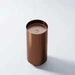 Умывальник отдельностоящий Steinberg круглый, D37.8xh83 см, Brushed Copper (442 6500 BC) - Фото 1